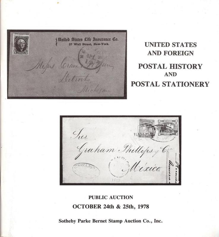 Sotheby's: Sale # S-26  -  United States and Foreign Post...