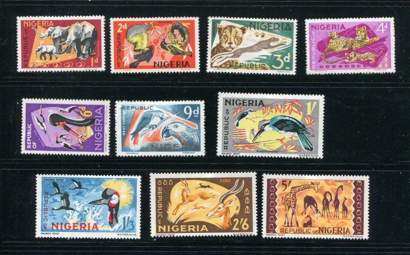 Nigeria #258-67 Mint