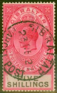 Gibraltar 1925 5s Carmine & Black SG105 Good Used