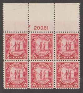 U.S. Scott #683 Charleston Stamp - Mint NH Plate Block