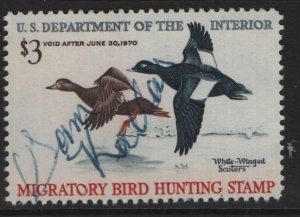 USA    RW36   SIGNED,  DUCK STAMP