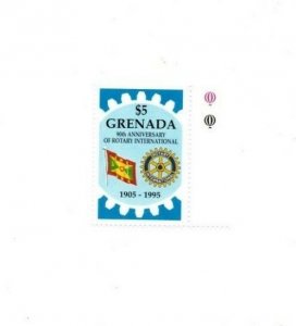 Grenada - 1995 - Rotary 90th - Single Stamp - Scott #2451 - MNH