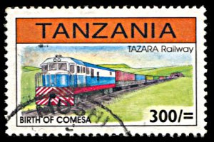 Tanzania 1550, postally used, East and South Africa Common Market, Train
