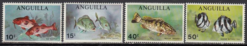 Anguilla - 1969 Fish Sc# 83/86 - MNH (453N)
