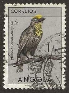 Angola 338,  used,  1951,  birds issue,  (a605)