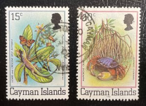 Cayman Islands #454c,455 Used - SCV ~ $3.15