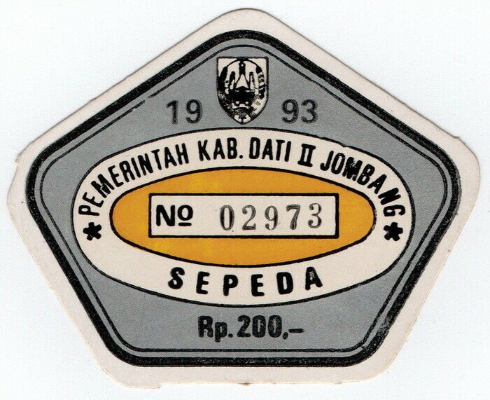 (I.B) Indonesia Revenue : Motorcycle Tax 200R (1993)