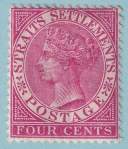 STRAITS SETTLEMENTS 43  MINT HINGED OG * NO FAULTS VERY FINE! - EPZ