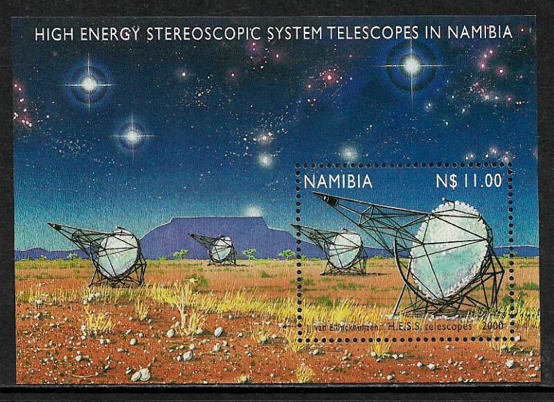 Namibia #972 MNH S/Sheet - Telescopes