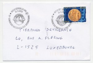 Cover / Postmark Italy 2002 Lions International - National Congress