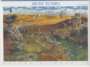 Scott 3802 - Arctic Tundra. Sheet of 10. MNH. OG.   #02 3802sh10