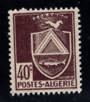 ALGERIA Scott 149 MH* Coat of Arms stamp  without engravers name