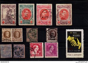 Belgium Belgique used key stamps postmarks varieties SOTN Catalogue value +$1200