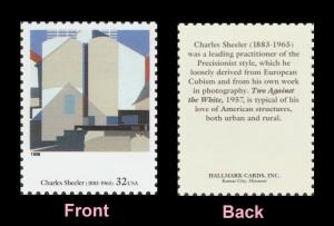 US 3236r American Art Two Against the White Charles Sheeler 32c single MNH 1998