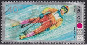 Poland 1871 Olympic Luge, Sapporo '72 40Gr 1972