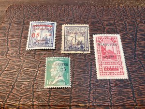 KAPPYSTAMPS  ALAOUITES 4 DIFFERENT MINT AND USED  H301