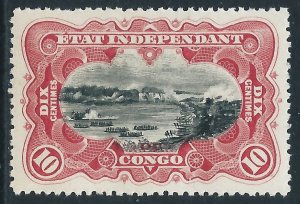 Belgian Congo, Sc #19, 10c MH