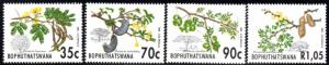 Bophuthatswana - 1992 Acacia Trees Set MNH** SG 276-279