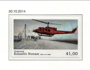 Greenland Sc 678 NH SET of 2014 - Aviation - Bell 212 Helicopter