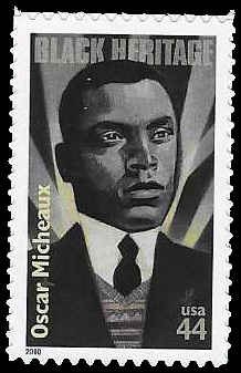 PCBstamps  US #4464 44c Oscar Micheaux, Black Heritage, MNH, (22)