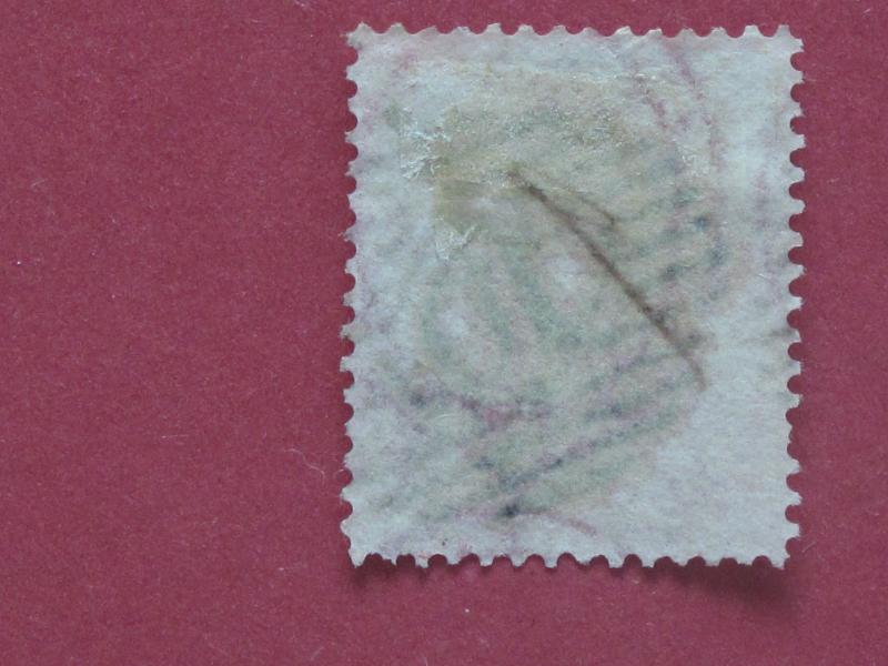 Lot #2944 Victoria 1855 4d Red Large Garter Watermark Used SG66 (1)