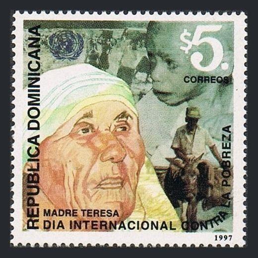 Dominican Rep 1262,MNH.Michel 1861. Mother Teresa,1910-1996.1997.