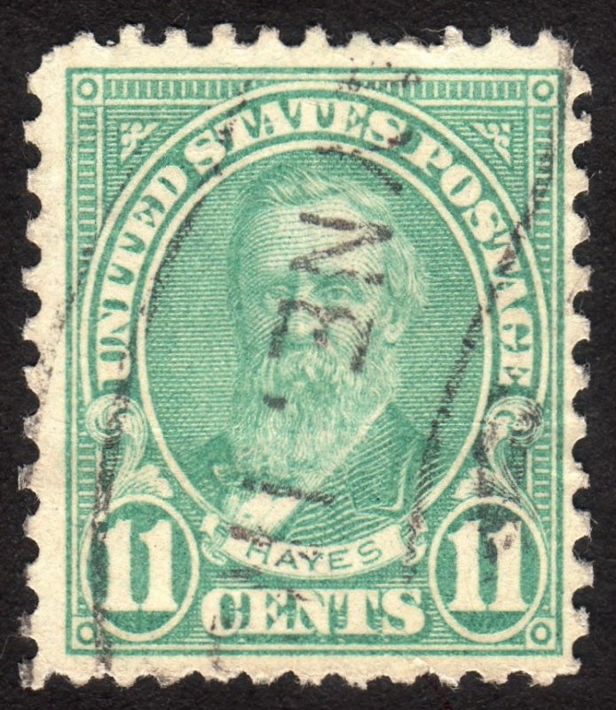 1922, US 11c, Rutherford B. Hayes, Used, Sc 563