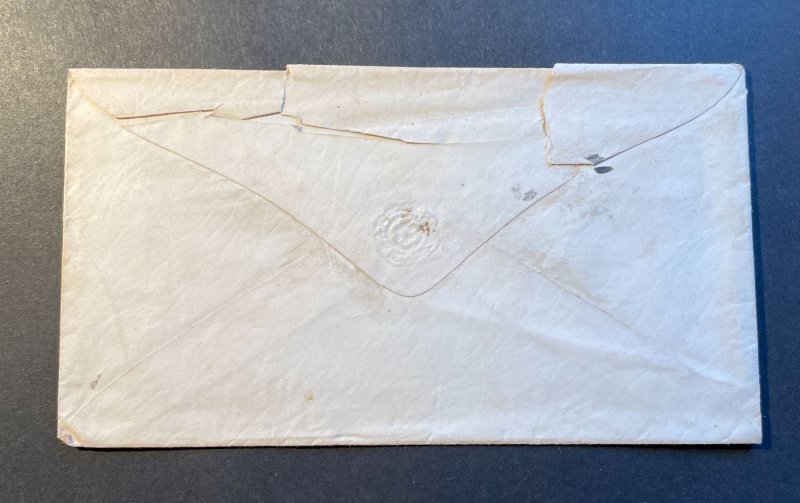 US Stamp #26 on cover from New York to Pennsylvania with letters included