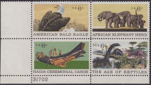 1390a Natural History Plate Block MNH