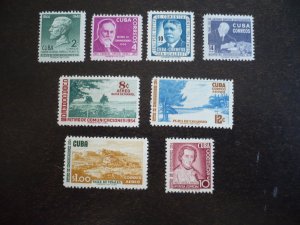 Stamps - Cuba - Scott#543-546,C114-C116,E20 - Mint Hinged Set of 8 Stamps