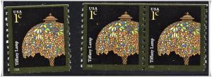 SC#3758A 1¢ Tiffany Lamp Single & Coil Pair (2008) MNH