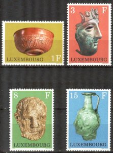 Luxembourg 1972 Art Museums set of 4 MNH