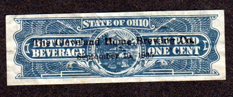 Ohio State Revenue  SRS # B9b  used  Beer  Lot 190151