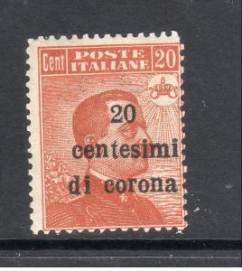 AUSTRIA N68  MNH Under Italian Occupation