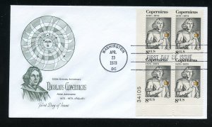 US 1488 Nicolaus Copernicus Issue PB  UA Artmaster cachet FDC