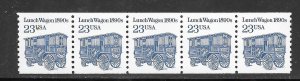 #2464 MNH Strip of 5