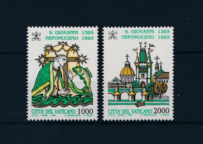 [46802] Vatican City 1993 Marine life Fish Protector of drowning MNH