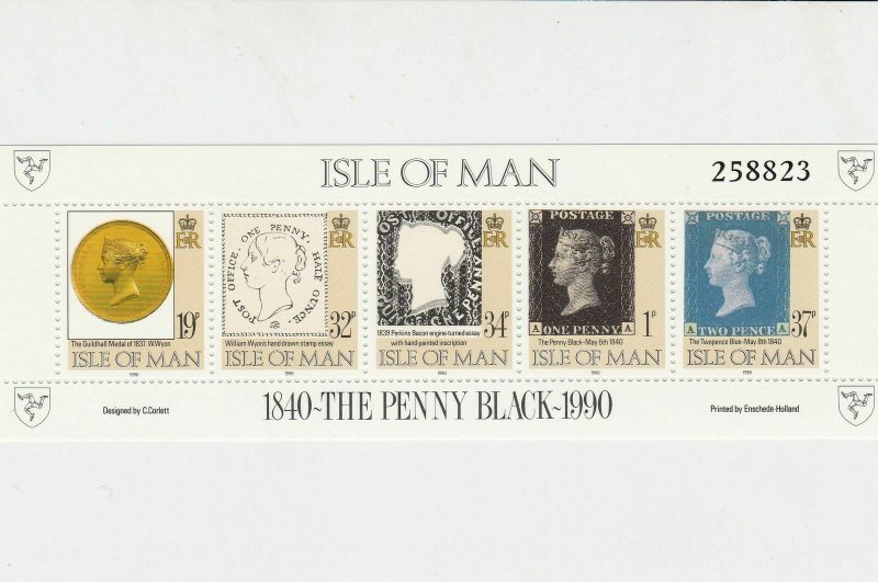 Isle of Man Queens Head Mint Never Hinged Stamps Sheet ref R17731
