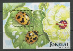 Tokelau - Scott 259 - Beetles -1998 - MNH - Souvenir Sheet with 1 Stamp