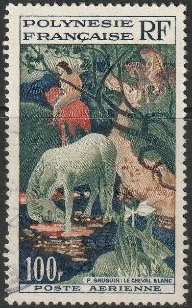 French Polynesia 1958 Sc C26 air post used