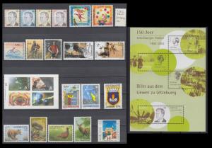 XG-R551 LUXEMBOURG - Year Set, 2002 Jahrgang, Complete As For Scan MNH