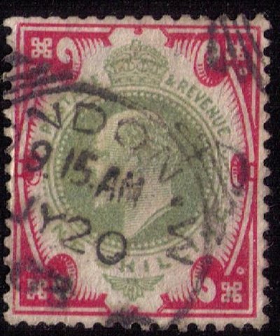 GB UK Scott #138 Used KEVII VF/XFCat. $40.00