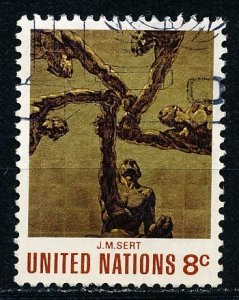 United Nations - New York #232 Single Used