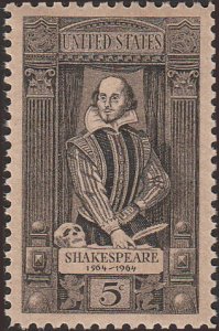 # 1250 MINT NEVER HINGED ( MNH ) WILLIAM SHAKESPEARE XF+