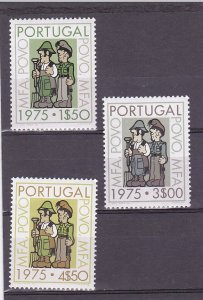 PORTUGAL SET CULTURAL PROGRESS AND CITIZENS GUIDANCE CAMPAIGN (1975)   MH