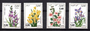 1986 - Algeria - Algérie - Flowers - Fleurs - Complète set 4v.MNH**