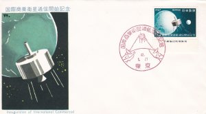 Japan # 904, Commercial Satellite Service in Japan, First Day Cover