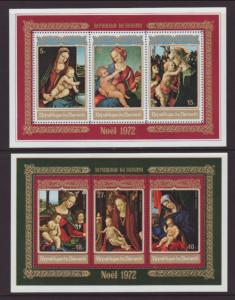 Burundi 410a,C167a Christmas Souvenir Sheet MNH VF