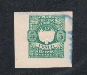 Peru Cut Square From 1875 Used  (P0051)