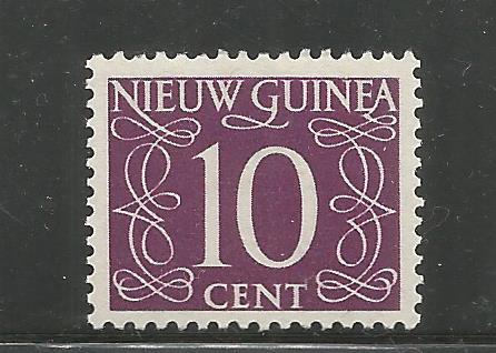 NETHERLANDS, NEW GUINEA, 8, MINT HINGED, NEIUW GUINEA, 10 CENT